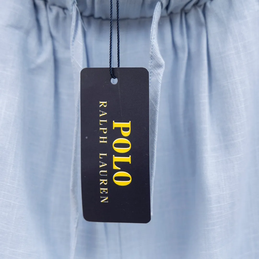 P270 top version (different currencies) You can scan the QR code to enter the official website. Style: Ralph Lauren POLO linen old money style embroidered trousers. Color: Picture color. Size: S-L. Fabric: Linen. Accessories: Full set of customized accessories. No gender distinction. Same style for men and women.